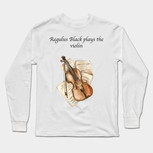 Regulus Black Plays the Violin Long Sleeve T-Shirt